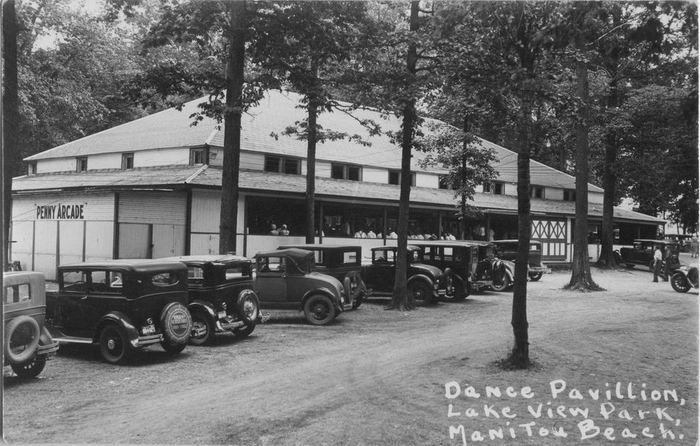 Devils Lake Amusement Park - The Lakeview Dance Pavilion In 1928 From Dan Cherry (newer photo)